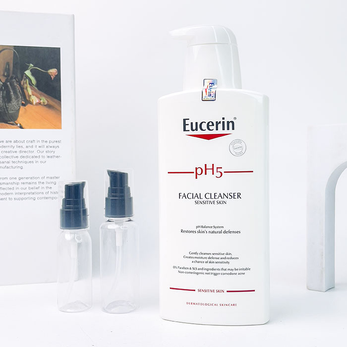 Dòng sản phẩm Eucerin pH5 Sensitive Skin Facial Cleanser